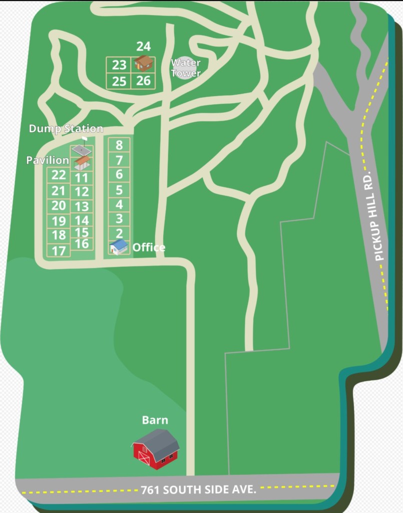 Cherry Creek Campgroun Map